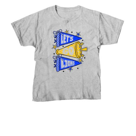 Lets Go Lions&nbsp;, a Sport Grey Youth Unisex Tee