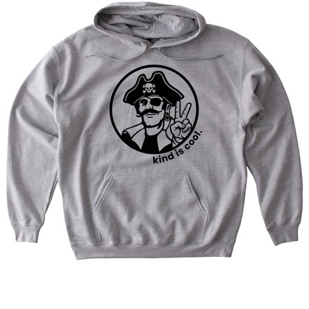 Pirate Kindness, a Sport Grey Gildan Softstyle Pullover Hoodie