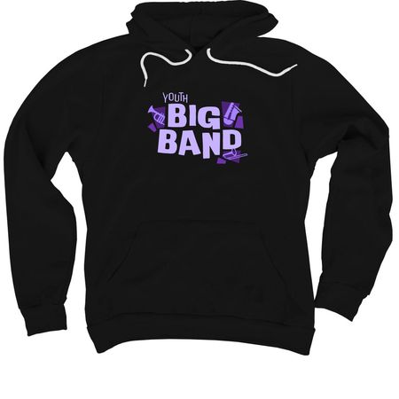 Youth Big Band - Sweatshirts, a Black Premium Pullover Hoodie