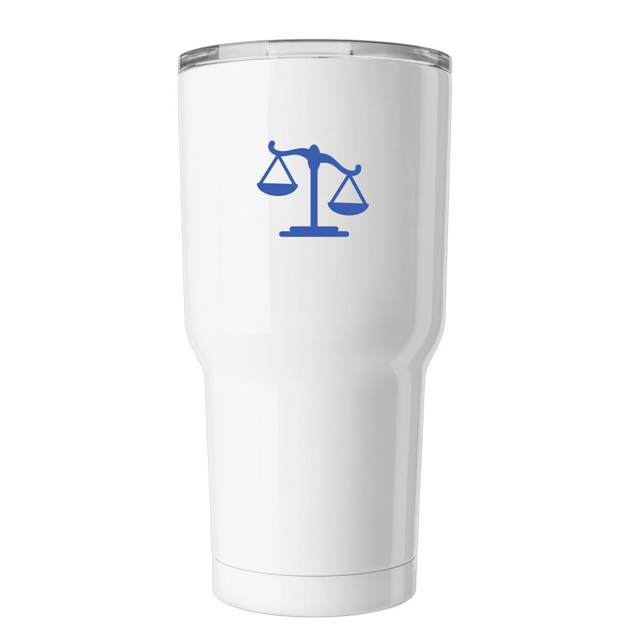 Trial Gulp, a White Insulated Tumbler