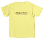 ?Mary?s Melodies? Gold T-Shirt, a Cornsilk Classic Unisex Tee (back-view)