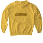 ?Mary?s Melodies? Gold T-Shirt, a Daisy Softstyle Pullover Hoodie (back-view)