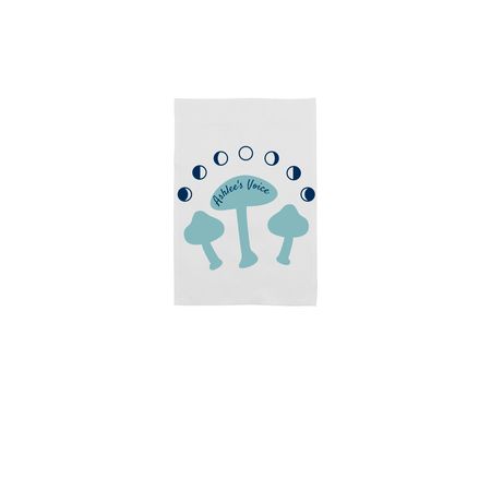 Ashlee's Voice 2026, a White 12" x 18" Yard Flag