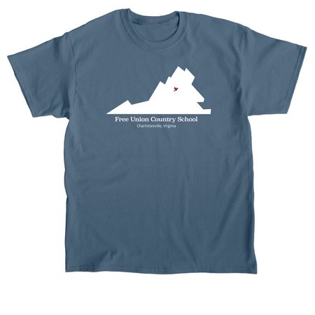 Virginia Tops (all sizes), a Indigo Blue Classic Unisex Tee