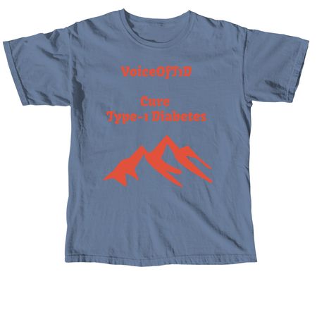 VoiceOfT1D, a Blue Jean Comfort Colors Unisex Tee