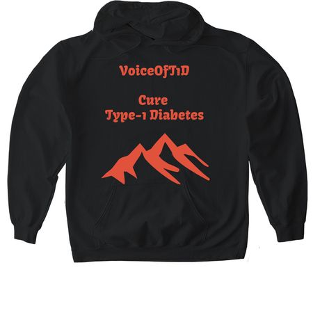 VoiceOfT1D, a Black Gildan Softstyle Pullover Hoodie