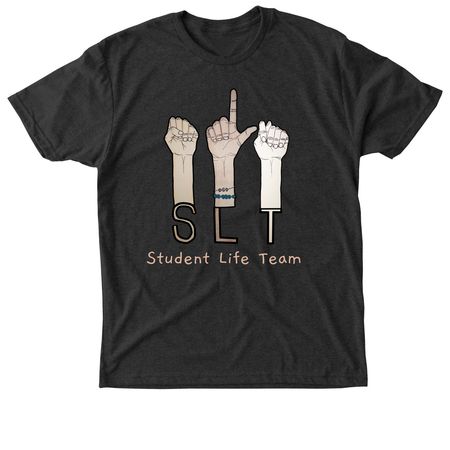 SLT in ASL, a Vintage Black Triblend Unisex Tee