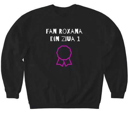 Roxana Shirts, a Black Softstyle Crewneck Sweatshirt