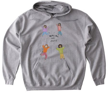 Dancing for Jesus, Psalm 30:11!, a Sport Grey Gildan Softstyle Pullover Hoodie
