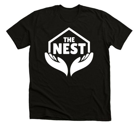 Nest T-Shirt, a Black Heather Premium Unisex Tee