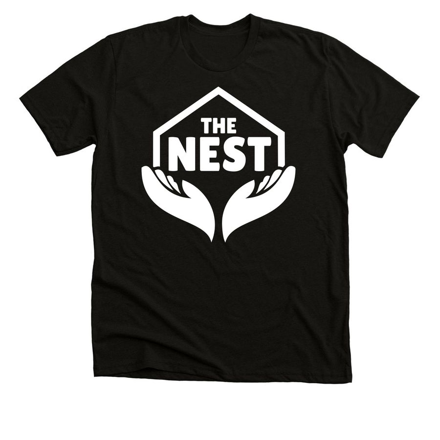 Nest T-Shirt, a Black Heather Premium Unisex Tee