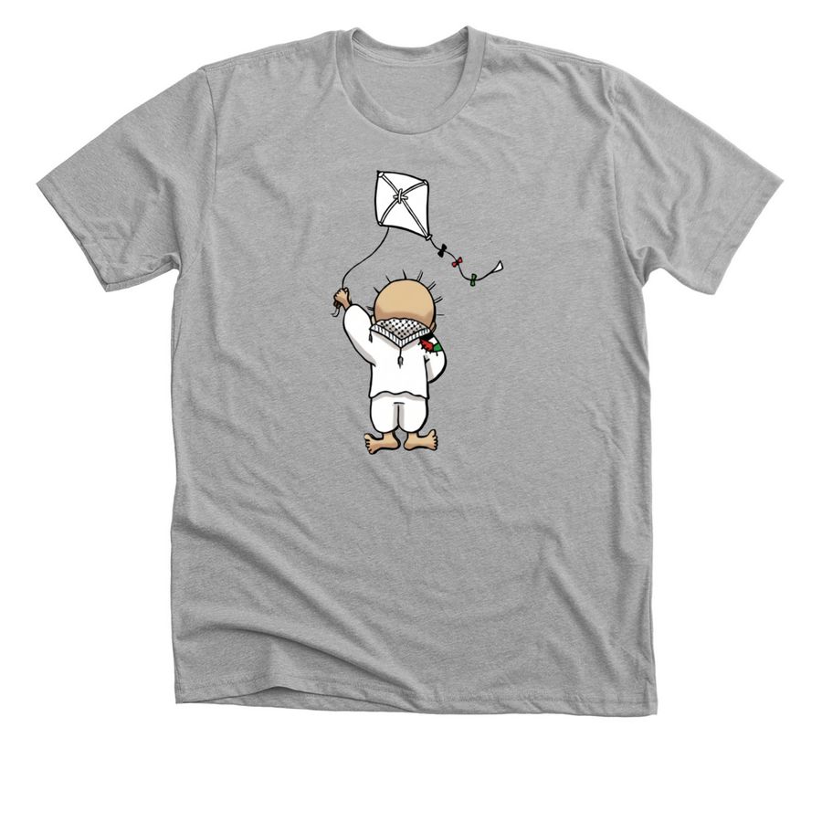 We Made a Kite, a Athletic Heather Premium Unisex Tee