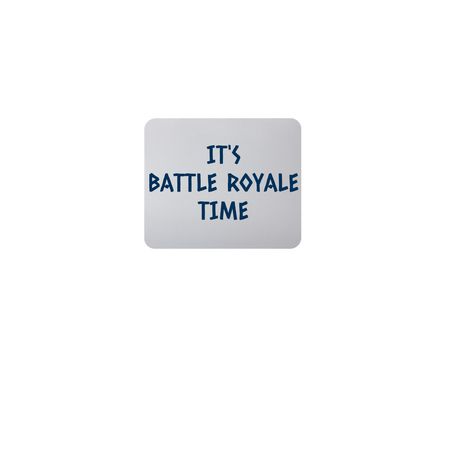 Battle Royale Time MP, a White Full Color Mouse Pad