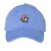 Fierce Ally Hat, a Periwinkle Printed Pigment Dye Baseball Cap