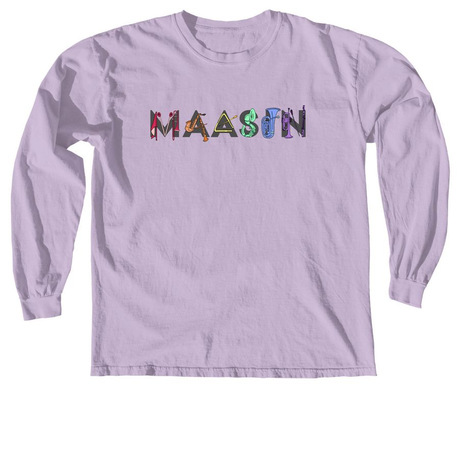 PRIDE MONTH: March With Pride!, a Orchid Comfort Colors Long Sleeve Tee