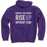 DVSC 50th Anniversary, a Purple Pullover Hoodie (back-view)