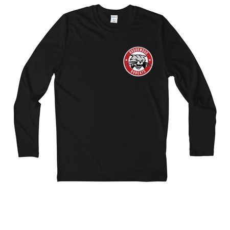 Brookwood Bobcats Spirit Wear (Athletic), a Black Youth UV Performance Long Sleeve Tee