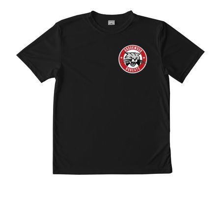 Brookwood Bobcats Spirit Wear (Athletic), a Black Youth Performance Tee