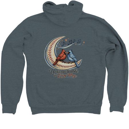 Unforgettable&nbsp;, a Heather Slate Zip Up Hoodie
