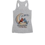 Unforgettable&nbsp;, a Athletic Heather Women's Racerback (back-view)