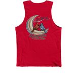 Unforgettable&nbsp;, a Red Premium Cotton Tank (back-view)