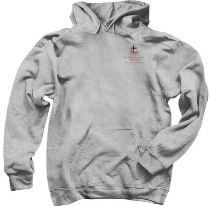 Let Me Tell You About My Jesus, a Sport Grey Pullover Hoodie