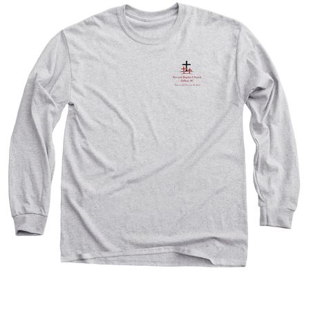 Let Me Tell You About My Jesus, a Sport Grey Classic Long Sleeve Tee