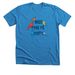 Birds Make Me Happy Refresh 1, a Neon Blue Premium Unisex Tee