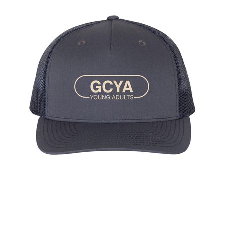 GCYA, a Ombre Blue/ Navy Printed Five-Panel Trucker Cap