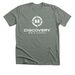 Outreach T-shirt - White Distressed Logo, a Deep Heather Premium Unisex Tee