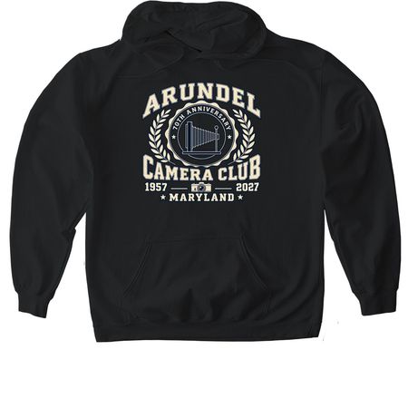 Arundel Camera Club Anniversary Classic, a Black Gildan Softstyle Pullover Hoodie