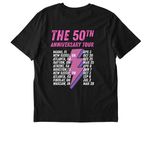 2.0 High Stakes 50th Tour Tee, a Black Stanley/Stella Unisex Creator 2.0 Tee (back-view)