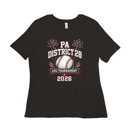 Tournament shirt&nbsp;, a Black Women?s Relaxed Cotton Tee