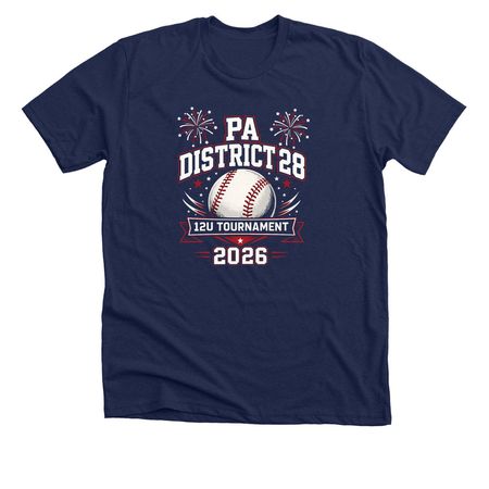 Tournament shirt&nbsp;, a Solid Navy Blend Premium Unisex Tee