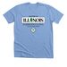 From the People of Illinois, a Heather Carolina Blue Premium Unisex Tee