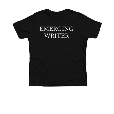 Emerging Writer - Youth Apparel, a Solid Black Blend Premium Youth Tee
