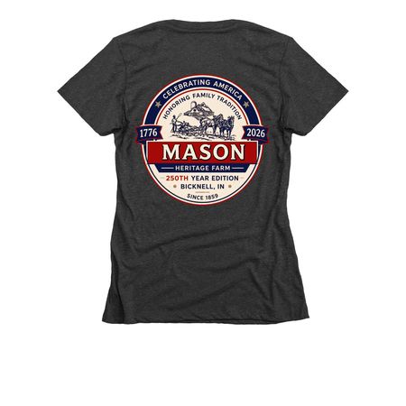Mason's Heritage Farm 250th Edition, a Charcoal Women's Slim Fit Tee