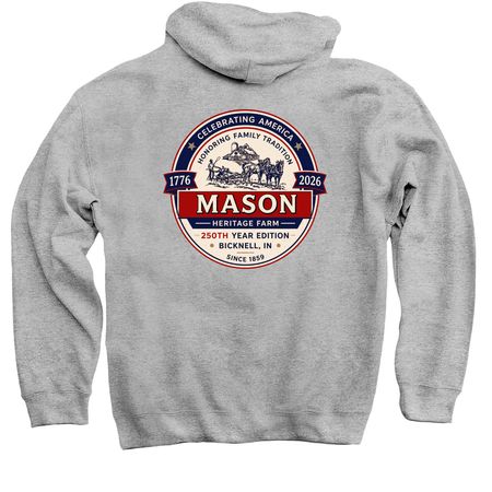 Mason's Heritage Farm 250th Edition, a Sport Grey Pullover Hoodie