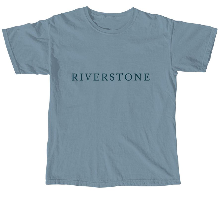 Simple Logo, a Ice Blue Comfort Colors Unisex Tee