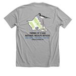 FONWR Colorful Logo, a Athletic Heather Premium Unisex Tee (back-view)