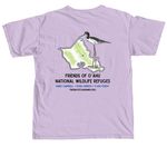 FONWR Colorful Logo, a Orchid Comfort Colors Unisex Tee (back-view)