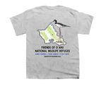 FONWR Colorful Logo, a Sport Grey Youth Unisex Tee (back-view)