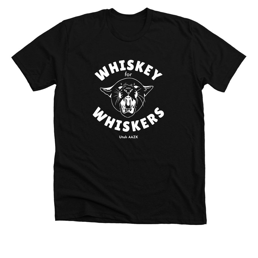 Whiskey for Whiskers, a Solid Black Blend Premium Unisex Tee