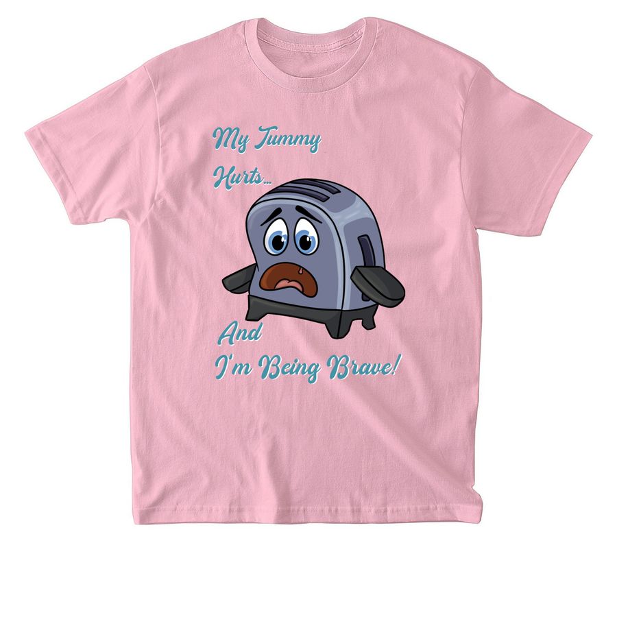 Tummy Ache Survivor, a Pink American Apparel Heavyweight Cotton Tee