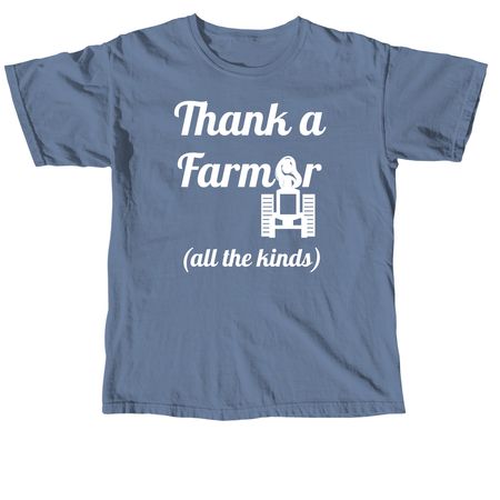 OhmS Farmer Fund, a Blue Jean Comfort Colors Unisex Tee