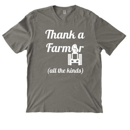 OhmS Farmer Fund, a Driftwood Grey Allmade Organic Cotton Mineral Dye Tee