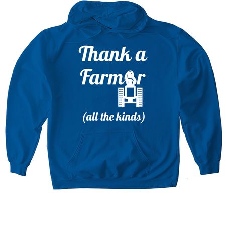 OhmS Farmer Fund, a Royal Gildan Softstyle Pullover Hoodie