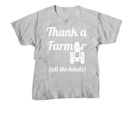 OhmS Farmer Fund, a Sport Grey Youth Unisex Tee