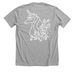 Avery's Unicorns T1D Zoo Walk Fundraiser, a Athletic Heather Premium Unisex Tee (back-view)