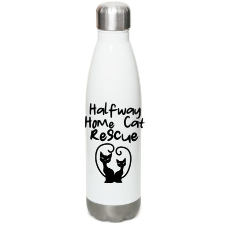 HHCR Water Bottle, a White Stainless Steel Water Bottle